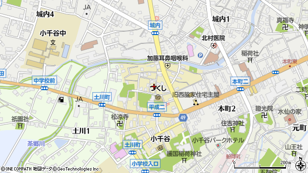 〒947-0027 新潟県小千谷市平成の地図