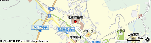 石川県鳳珠郡能登町周辺の地図
