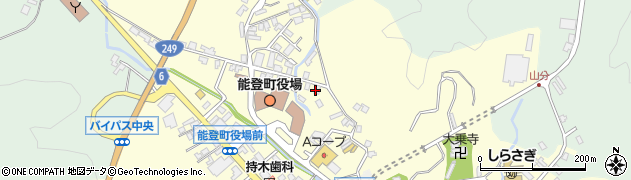 石川県能登町（鳳珠郡）宇出津（ト）周辺の地図