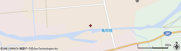 福島県只見町（南会津郡）亀岡（向川原）周辺の地図