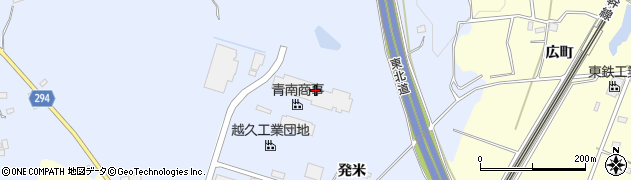 福島県須賀川市越久（下田）周辺の地図