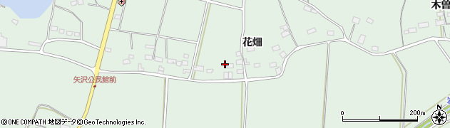 福島県須賀川市矢沢花畑57周辺の地図