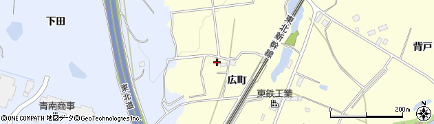 福島県須賀川市森宿広町81周辺の地図