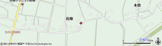 福島県須賀川市矢沢花畑40周辺の地図