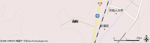 福島県田村市滝根町広瀬（赤坂）周辺の地図