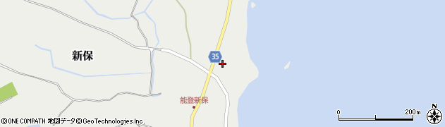 石川県能登町（鳳珠郡）新保（ロ）周辺の地図
