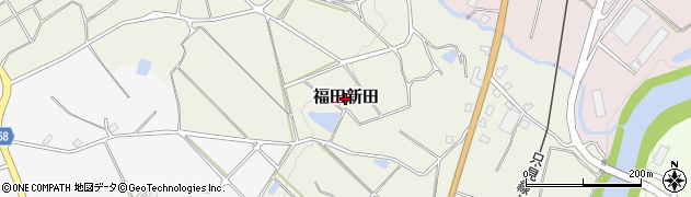 新潟県魚沼市福田新田周辺の地図