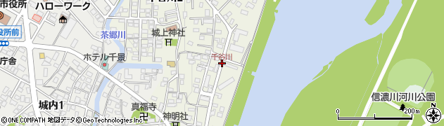千谷川周辺の地図