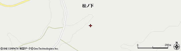 福島県小野町（田村郡）飯豊（松ノ下脇）周辺の地図