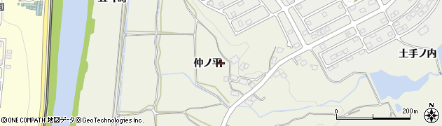 福島県須賀川市江持（仲ノ平）周辺の地図