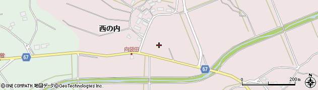 福島県須賀川市袋田（向の前）周辺の地図