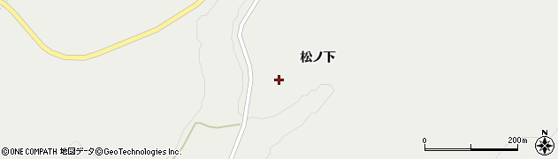 福島県小野町（田村郡）飯豊（松ノ下）周辺の地図