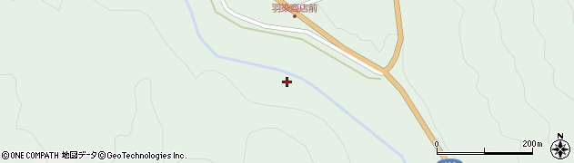 福島県昭和村（大沼郡）喰丸（橈松新田）周辺の地図