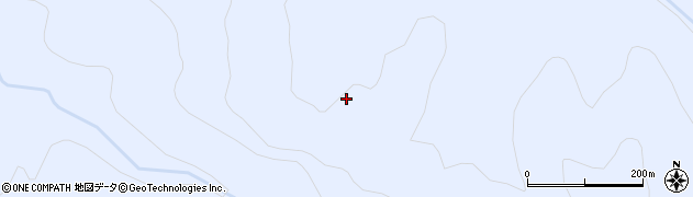 福島県昭和村（大沼郡）小野川（前山）周辺の地図