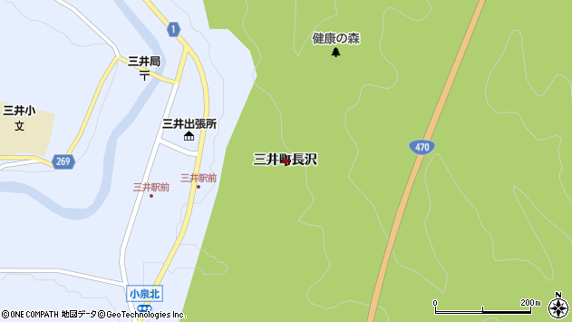 〒929-2379 石川県輪島市三井町長沢の地図