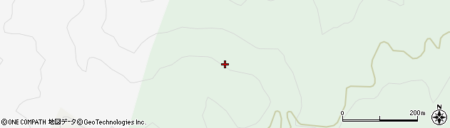 福島県昭和村（大沼郡）喰丸（下向）周辺の地図
