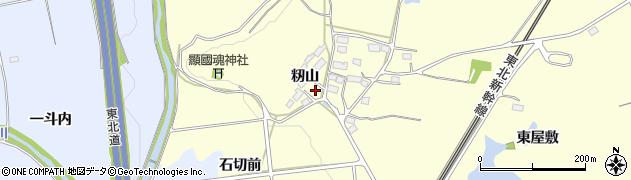 福島県須賀川市森宿（籾山）周辺の地図