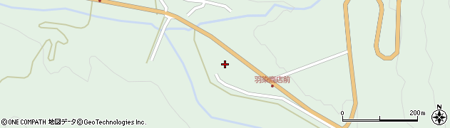 福島県大沼郡昭和村喰丸下日影周辺の地図