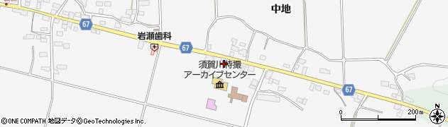福島県須賀川市柱田（中地前）周辺の地図