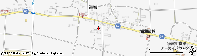福島県須賀川市柱田（中井）周辺の地図