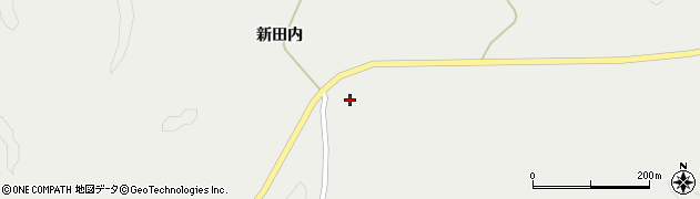 福島県小野町（田村郡）飯豊（新田内前）周辺の地図