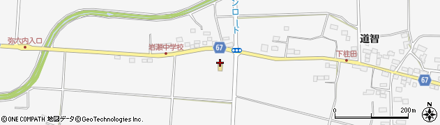 福島県須賀川市柱田谷地前周辺の地図