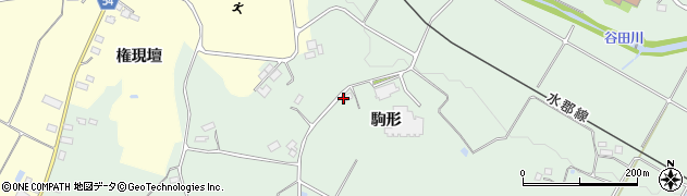 福島県郡山市田村町岩作駒形95周辺の地図