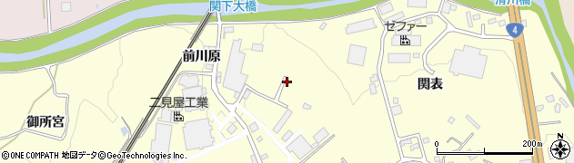 福島県須賀川市森宿前川原周辺の地図
