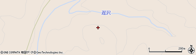 福島県昭和村（大沼郡）下中津川（下タ遅沢）周辺の地図