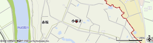 福島県須賀川市江持（小保才）周辺の地図