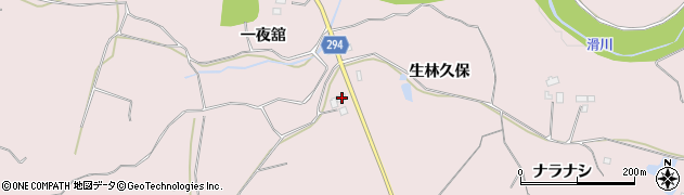 福島県須賀川市仁井田（向山）周辺の地図