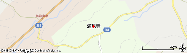 石川県能登町（鳳珠郡）満泉寺周辺の地図