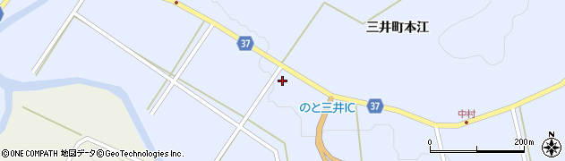 石川県輪島市三井町（本江）周辺の地図
