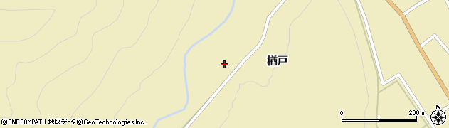 福島県只見町（南会津郡）楢戸（十日杉）周辺の地図