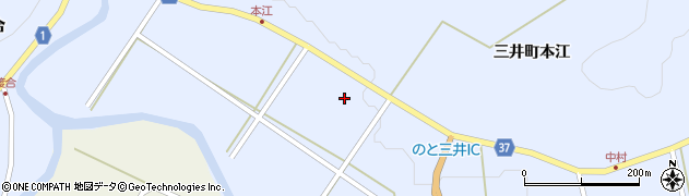 石川県輪島市三井町（本江ヘ）周辺の地図