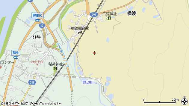 〒947-0002 新潟県小千谷市横渡の地図