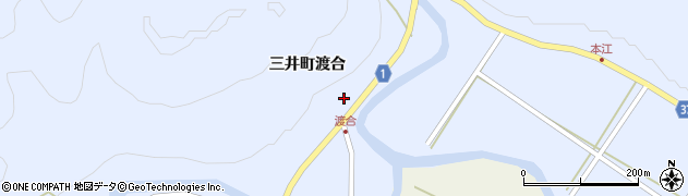 石川県輪島市三井町渡合下渡合周辺の地図