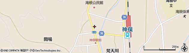 先崎商店周辺の地図