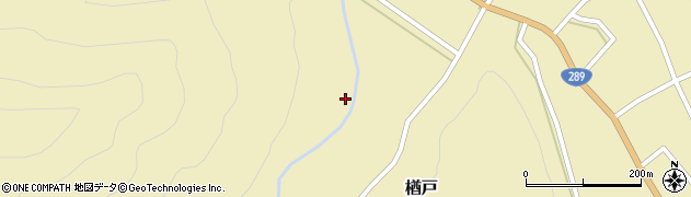 福島県只見町（南会津郡）楢戸（雅楽女木）周辺の地図