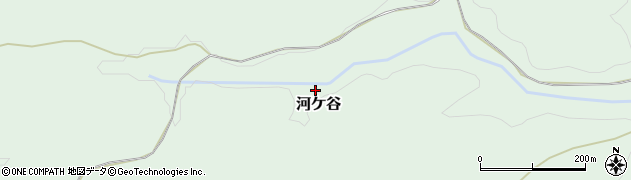 石川県能登町（鳳珠郡）河ケ谷周辺の地図