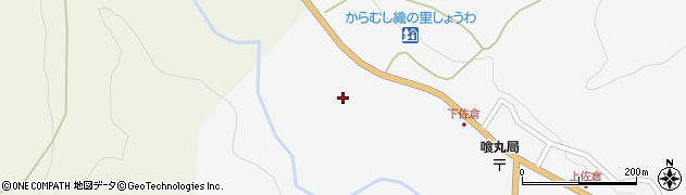 福島県昭和村（大沼郡）佐倉（荒田）周辺の地図