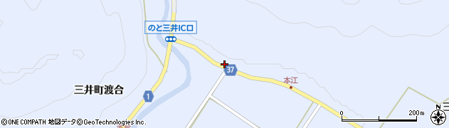 石川県輪島市三井町（本江イ）周辺の地図