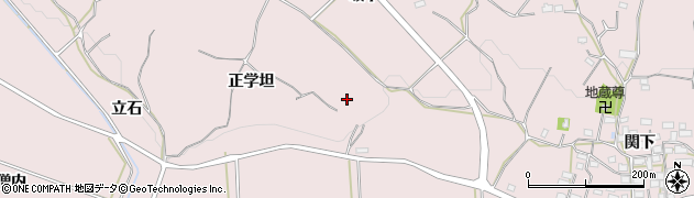 福島県須賀川市仁井田正学坦周辺の地図