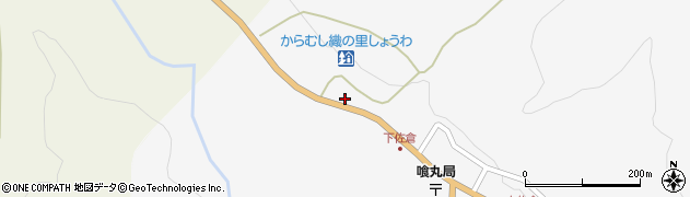 福島県昭和村（大沼郡）佐倉（上ノ原）周辺の地図