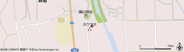 鵜川神社大欅周辺の地図