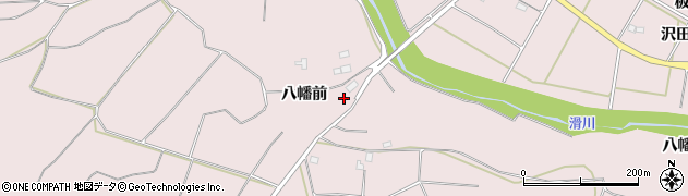 福島県須賀川市仁井田八幡前周辺の地図