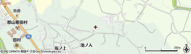 福島県郡山市田村町岩作（古道）周辺の地図
