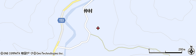 福島県只見町（南会津郡）坂田（仲村）周辺の地図