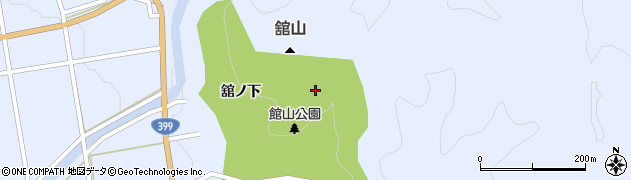 福島県川内村（双葉郡）下川内（舘ノ下）周辺の地図