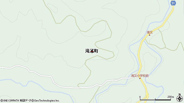〒928-0036 石川県輪島市滝又町の地図
